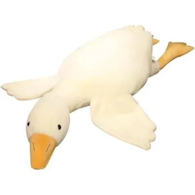 VIP Baby Dolls Stuffed Goose Long Pillow, Λούτρινο Μαξιλάρι Χήνα Λευκή 100cm