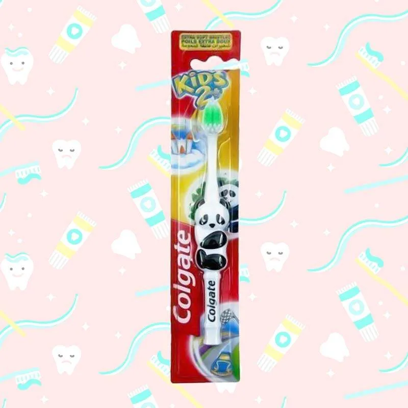 Colgate Παιδική Οδοντόβουρτσα Panda Extra Soft Ασπρόμαυρη Ηλικίες 2+