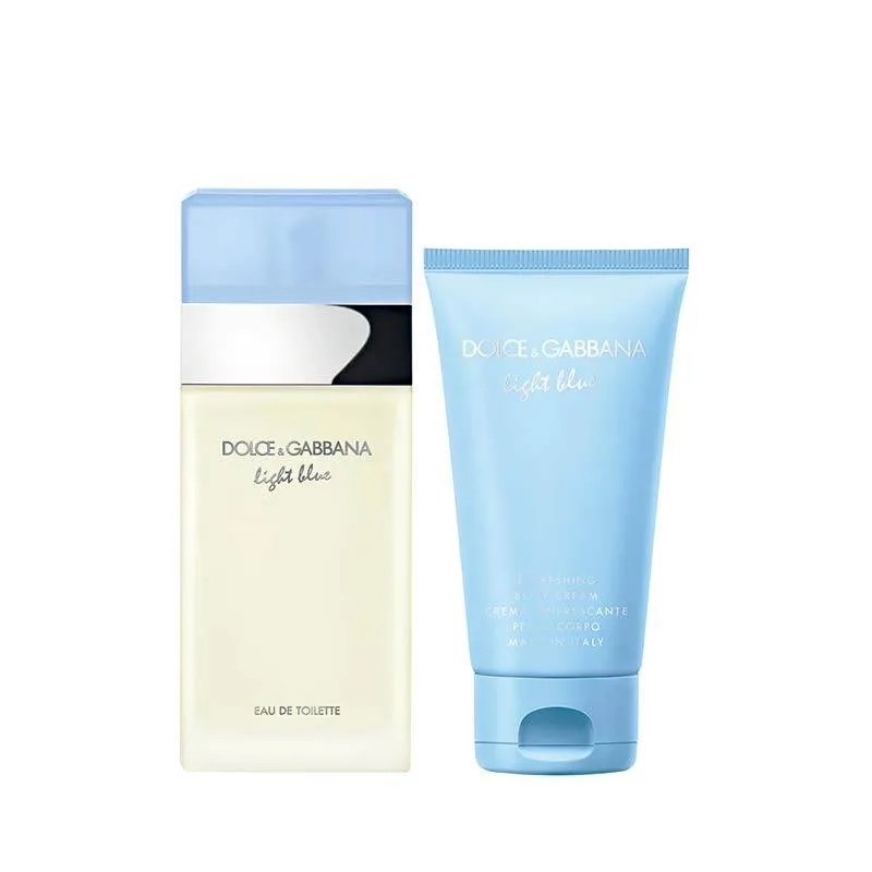 Dolce-&-Gabbana-Light-Blue-Women's-Perfume-Set-Άρωμα-EDT-50ml-&-Body-Cream-50ml-2 Dolce & Gabbana Light Blue Women's Perfume Set Άρωμα EDT 50ml & Body Cream 50ml