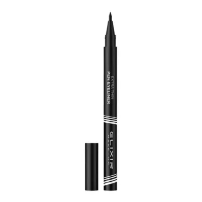Elixir Extra Thin Eyeliner Pen 001 Black Μαύρο 1gr