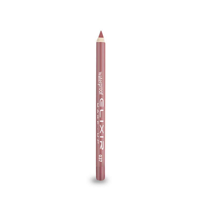 Elixir Waterproof Lip Pencil Μολύβι Χειλιών Αδιάβροχο 1,4gr 037 Modern Mauve Σκούρο Ροζ Μωβ