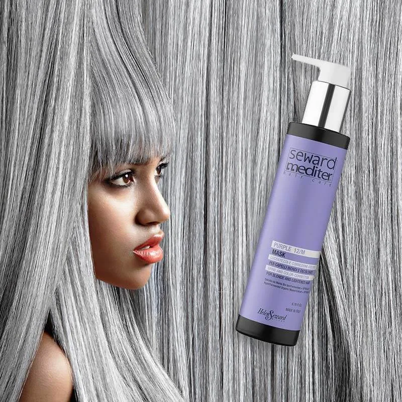 Helen Seward Mediter Purple Mask - Μάσκα Μαλλιών για Διόρθωση Χρώματος & Λάμψη 12/M 200ml
