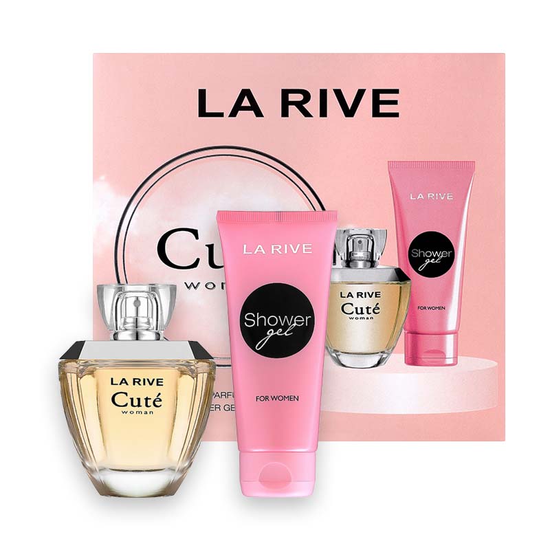 La Rive Cuté Woman Perfume Set EDP 100ml & Shower Gel 100ml