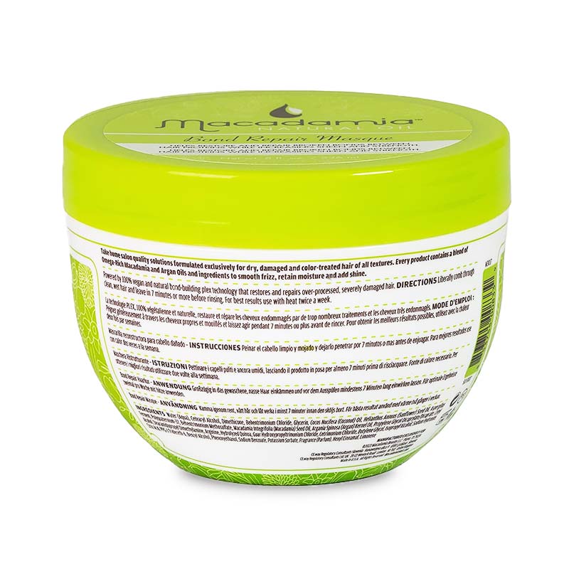 Macadamia Natural Oil Bond Repair Hair Masque 100% Vegan 236ml