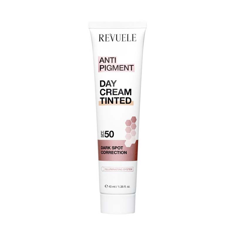 Revuele Anti-pigment Dark Spot Correction Tinted Face Cream - Κρέμα Προσώπου Ημέρας με Χρώμα SPF 50+ 50ml