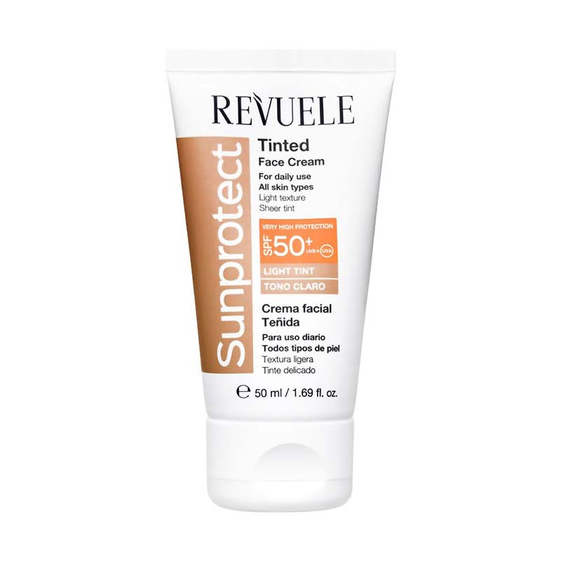Revuele Sunprotect Tinted Face Cream - Αντηλιακή Κρέμα Προσώπου με Χρώμα SPF 50+ Light Tint 50ml