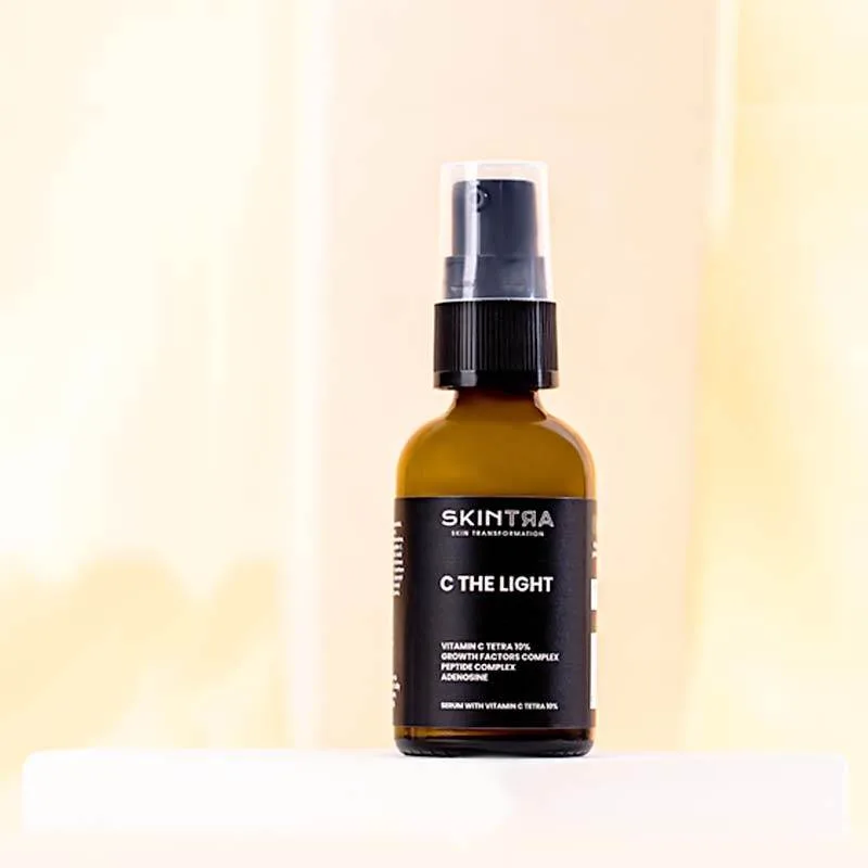 SkinTra C The Light Serum with Vitamin C Tetra 10% Ορός Υψηλής Συγκέντρωσης 10% της πιο Σταθερής Μορφής Βιταμίνης C 30ml