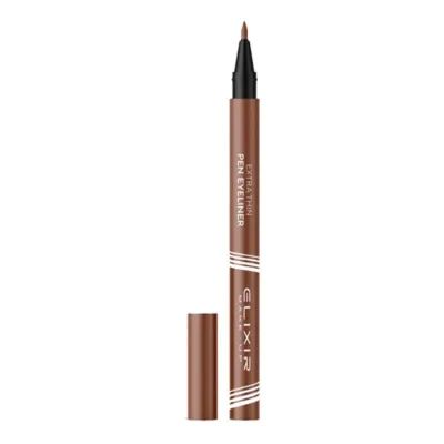 Elixir Extra Thin Eyeliner Pen 002 Brown Καφέ 1gr