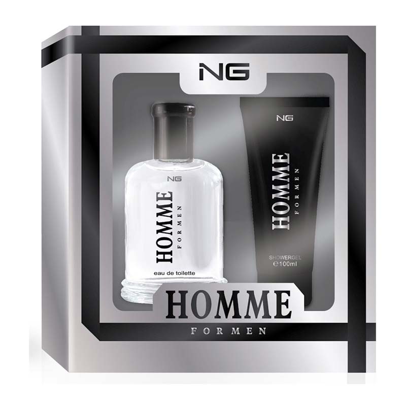 NG Homme for Men Perfume Set EDT 100ml & Shower Gel 100ml