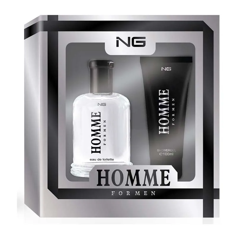 NG Homme for Men Perfume Set EDT 100ml & Shower Gel 100ml NG Homme for Men Perfume Set EDT 100ml & Shower Gel 100ml