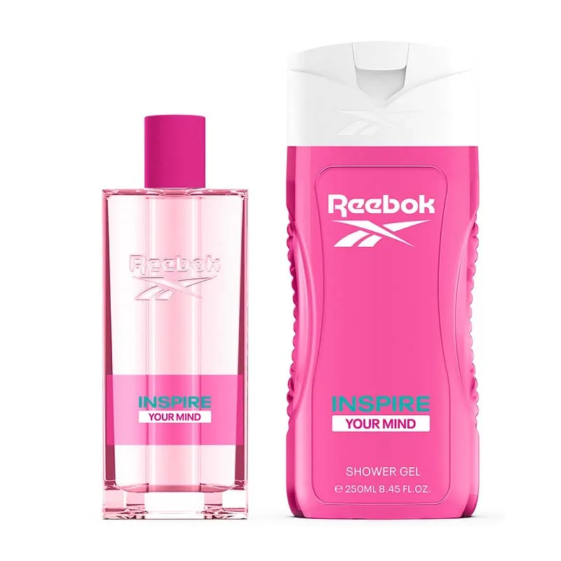 Reebok Gift Set Move Your Spirit for Her - Σετ Δώρου Για Γυναίκες EDT 100ml Shower Gel 250ml & Νεσεσέρ Reebok Gift Set Move Your Spirit for Her - Σετ Δώρου Για Γυναίκες EDT 100ml Shower Gel 250ml & Νεσεσέρ