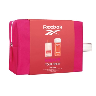 Reebok Gift Set Move Your Spirit for Her - Σετ Δώρου Για Γυναίκες EDT 100ml Shower Gel 250ml & Νεσεσέρ