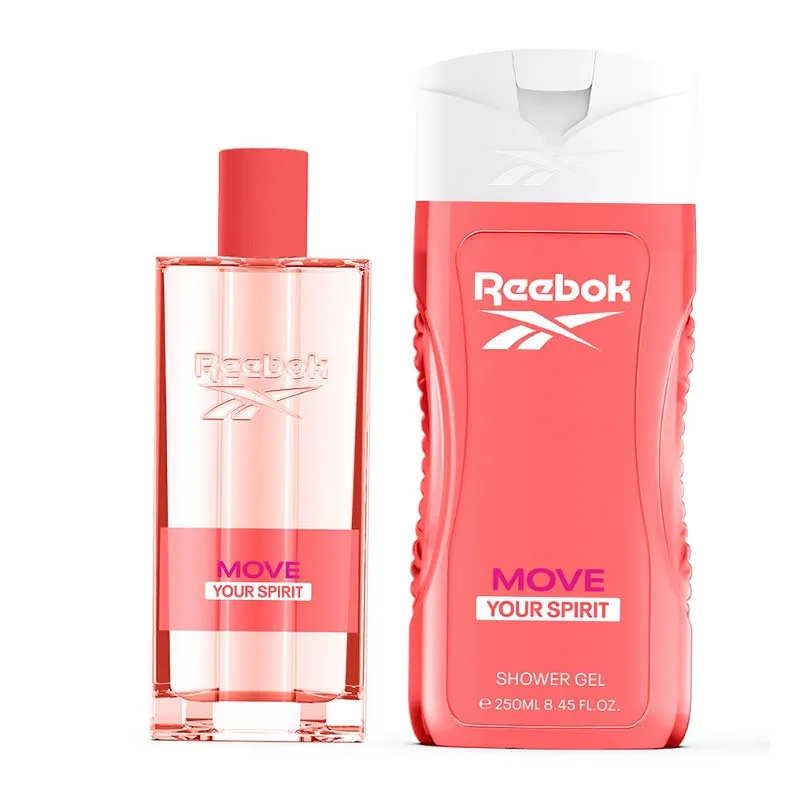 Reebok Gift Set Move Your Spirit for Her - Σετ Δώρου Για Γυναίκες EDT 100ml Shower Gel 250ml & Νεσεσέρ Reebok Gift Set Move Your Spirit for Her - Σετ Δώρου Για Γυναίκες EDT 100ml Shower Gel 250ml & Νεσεσέρ