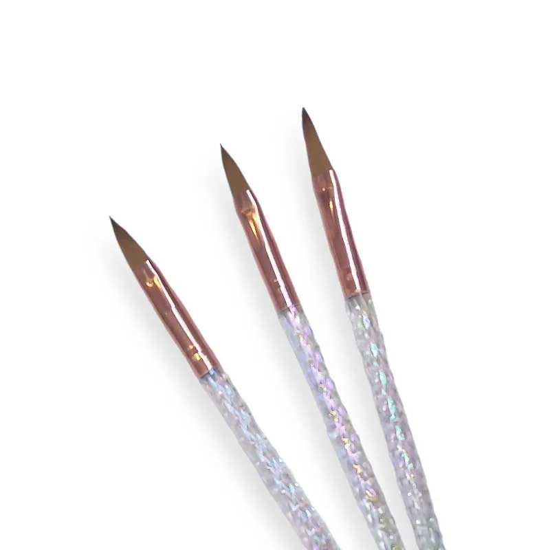 WD Nail Brush - Σετ Πινέλα Εφαρμογής Ακρυλικού