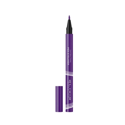 Elixir Extra Thin Eyeliner Pen 005 Dark Purple Έντονο Μωβ 1gr