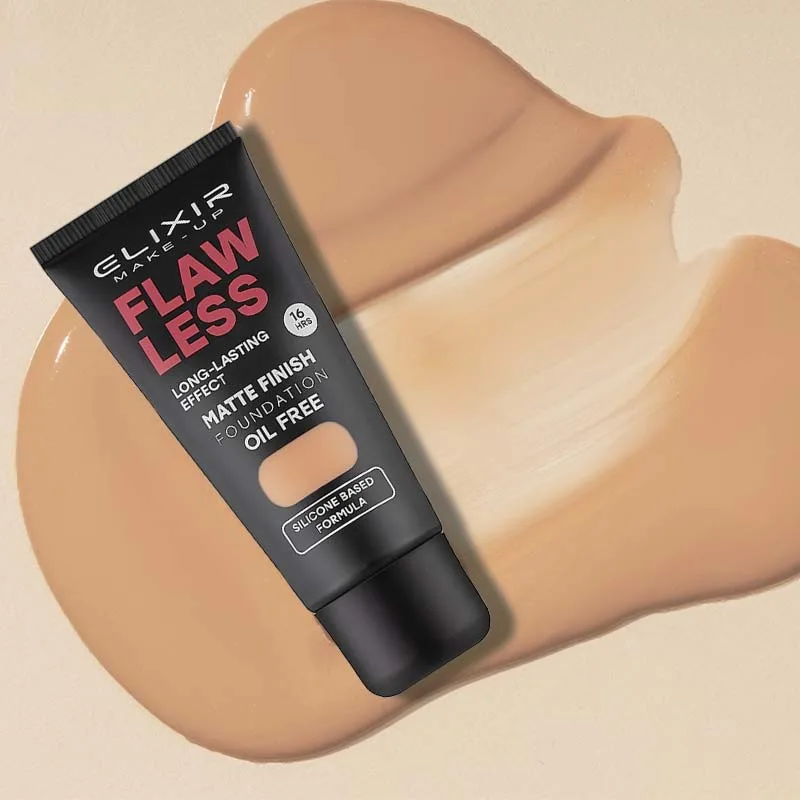 Elixir Flawless Matte Finish Foundation Oil Free 16H Υγρό Make up 30ml No 362 Medium Beige