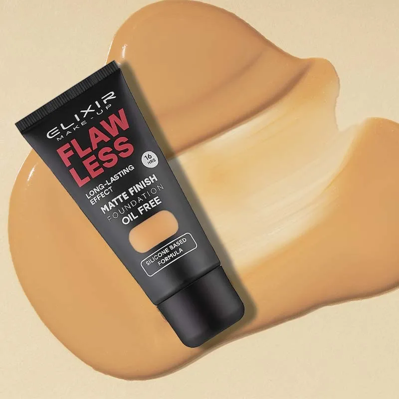 Elixir Flawless Matte Finish Foundation Oil Free 16H Υγρό Make up 30ml No 364 Natural Tan