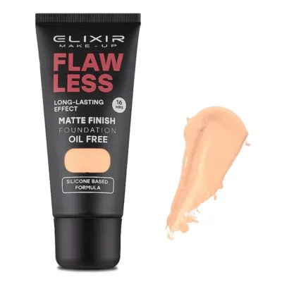 Elixir Flawless Matte Finish Foundation Oil Free 16H Υγρό Make up 30ml No 365 Natural Buff