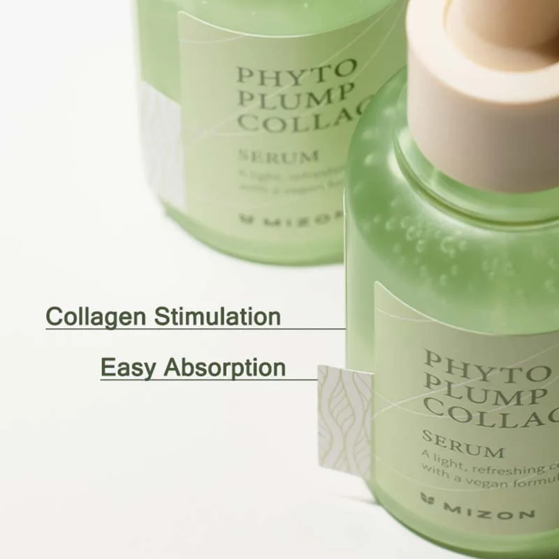 Mizon-Phyto-Plump-Collagen-Serum-Vegan-87256 Mizon Phyto Plump Collagen Serum Vegan Ορός Προσώπου με Κολλαγόνο για Εντατική Ενυδάτωση & Αντιγήρανση 30ml
