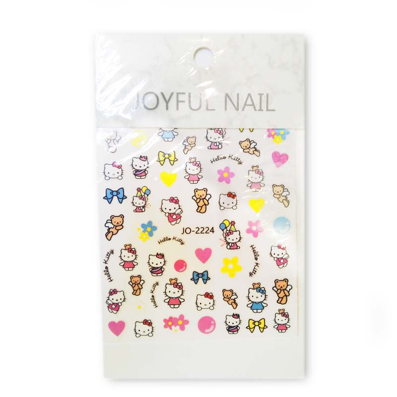 Joyful Nail Stickers Hello Kitty Διακοσμητικά Αυτοκόλλητα Νυχιών Πολύχρωμα JO-2224