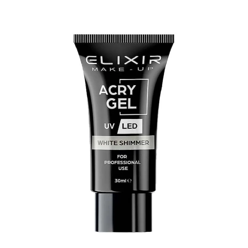 Elixir Acry Gel 717 White Shimmer 30ml