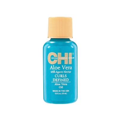 CHI Aloe Vera Oil με Μετάξι για Σγουρά Μαλλιά 15ml