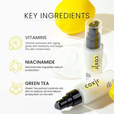 Coxir Vita C Bright Serum Ορός Προσώπου με Νιασιναμίδη & Βιταμίνη C 50ml