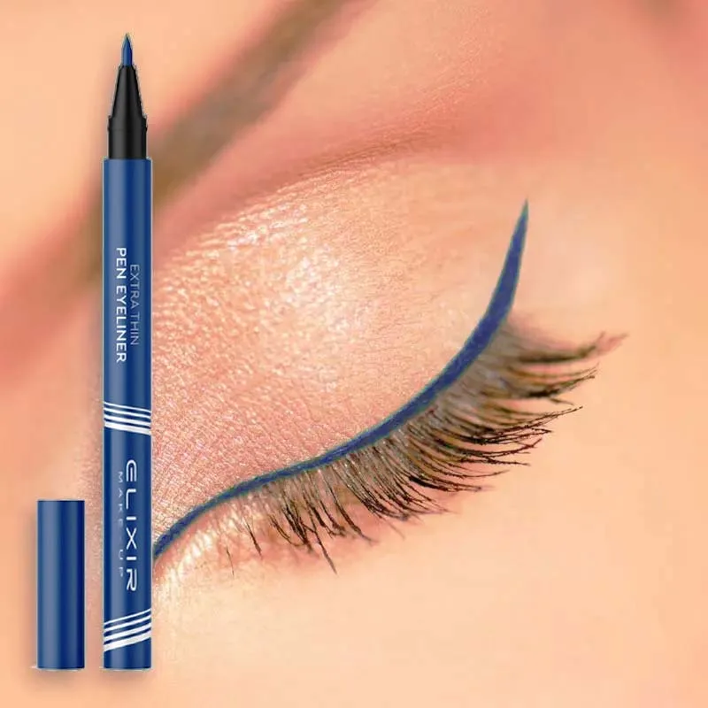 Elixir Extra Thin Eyeliner Pen 003 Aegean Blue Μπλε 1gr