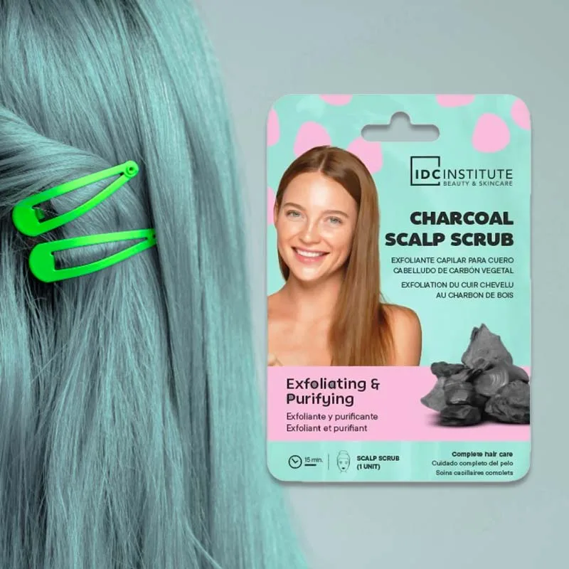 Idc Institute Charcoal Scalp Scrub - Καθαρισμός & Απολέπιση 25ml