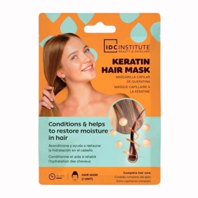 Idc Institute Keratin Hair Mask - Μάσκα Μαλλιών Αποκατάσταση & Βαθιά Ενυδάτωση 25ml
