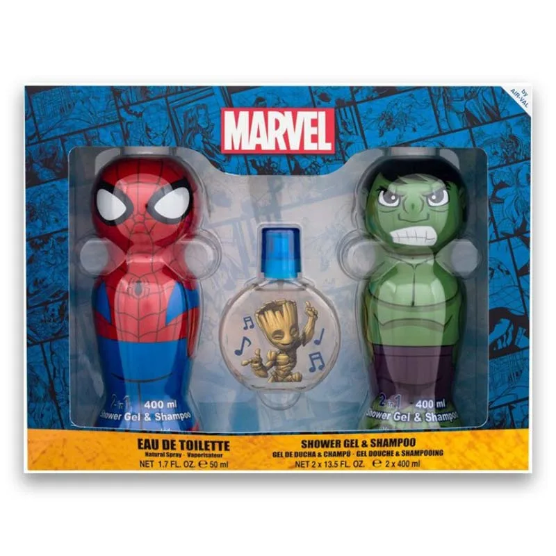 marvel-set-superhero Air-Val Marvel's Superheroes Bath Set 29 x 22 x 7,5cm