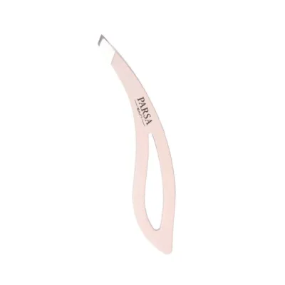 PARSA Design Tweezers Πλάγιο Τσιμπιδάκι Φρυδιών Ροζ