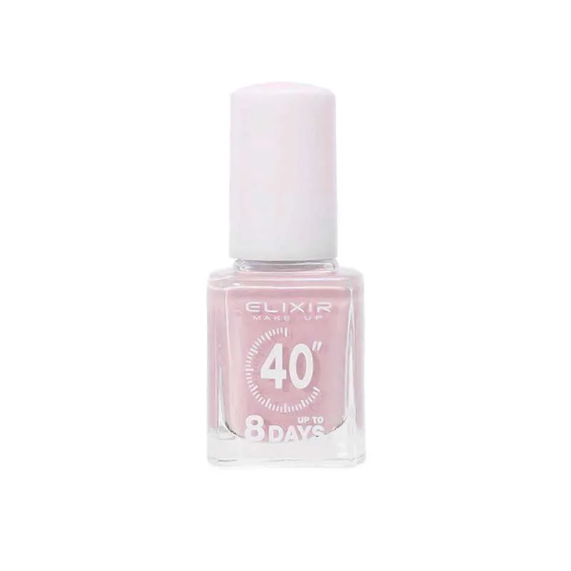Elixir Fast Dry 40sec Nail Polish Βερνίκι Νυχιών Διάρκειας 8 ημερών 241 Baby Pink Απαλό Ροζ 13ml