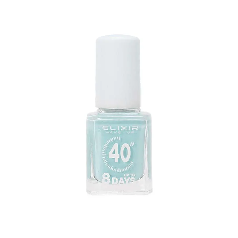 Elixir Fast Dry 40sec Nail Polish Βερνίκι Νυχιών Διάρκειας 8 ημερών 415 Art Απαλό Γαλάζιο 13ml