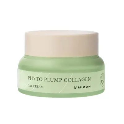 Mizon Phyto Plump Collagen Day Cream Vegan Κρέμα Ημέρας Καταπραϋντική με Κολλαγόνο για Ενυδάτωση & Αντιγήρανση 50ml