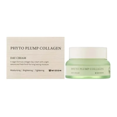Mizon Phyto Plump Collagen Day Cream Vegan Κρέμα Ημέρας Καταπραϋντική με Κολλαγόνο για Ενυδάτωση & Αντιγήρανση 50ml