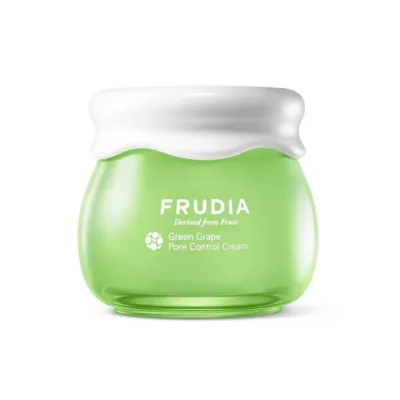 FRUDIA Green Grape Pore Control Cream Vegan Κρέμα Προσώπου για Ρύθμιση Λιπαρότητας & Μείωση Μαύρων Στιγμάτων 55gr