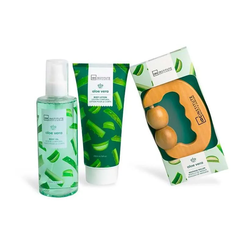 IDC Institute Aloe Vera Series Gift BOX 3Pcs - Σετ Περιποίησης 26 x 17 x 5cm