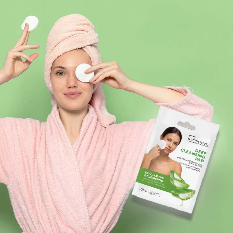 IDC Deep Cleansing Pad with Aloe Vera - Επίθεμα Καθαρισμού Προσώπου 5ml