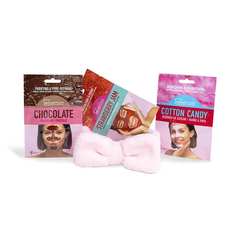 IDC Sweet Pleasures Pack Peel Off Masks With Headband 27,5 x 26,5 x 3,5cm