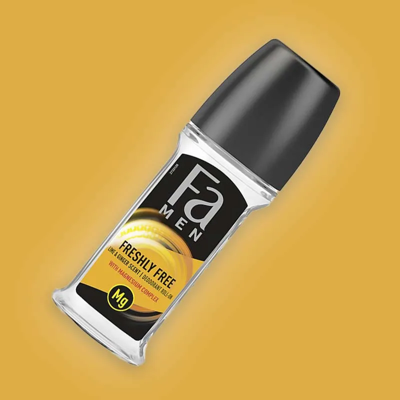 Fa Men Freshly Free Roll - On Deodorant with Magnesium Complex Αποσμητικό 50ml