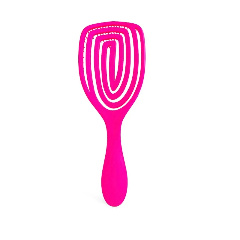 IDC Neon Maze Hair Brush Fuchsia - Εύκαμπτη Βούρτσα Μαλλιών