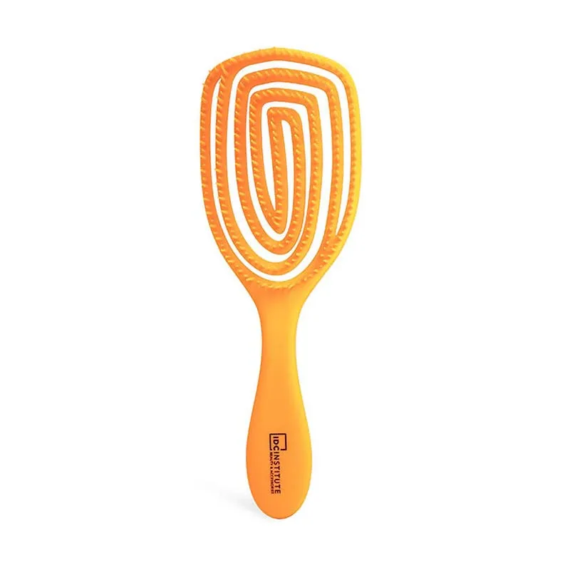 IDC Neon Maze Hair Brush Orange - Εύκαμπτη Βούρτσα Μαλλιών