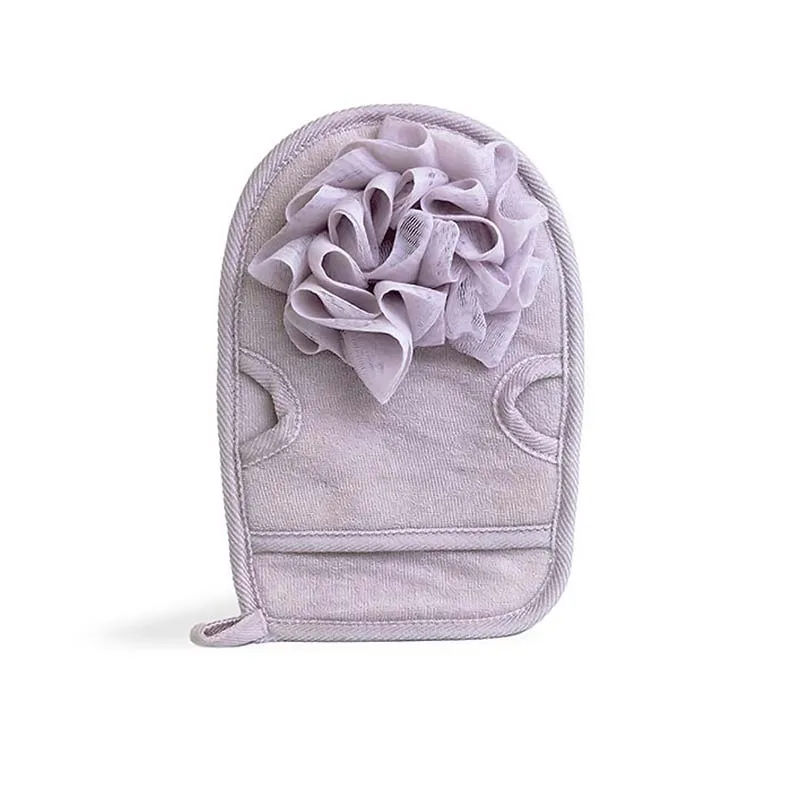 Idc Institute Double-Side Bath Glove Purple Γάντι Σφουγγάρι Σώματος Διπλής Όψεως