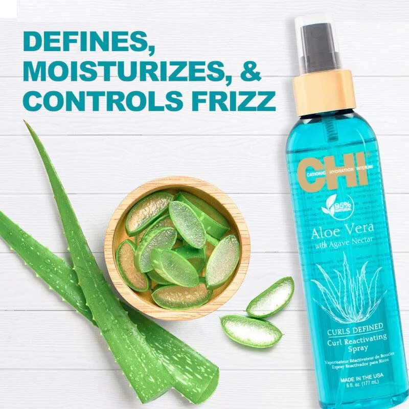 Chi Aloe Vera Curls Defined Curl Reactivating Spray Αναζωογόνησης της μπούκλας 177ml