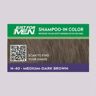 Just For Men Hair Shampoo - in Color Σετ Χρωμοσαμπουάν H-40 Medium Dark Brown Καστανό