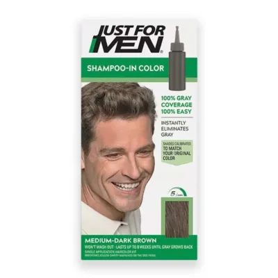 Just For Men Hair Shampoo - in Color Σετ Χρωμοσαμπουάν H-40 Medium Dark Brown Καστανό