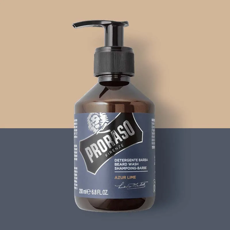 Proraso Azur Lime Beard Wash - Καθαριστικό για Γένια 200ml