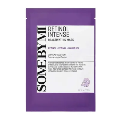 Some By Mi Retinol Intensive Sheetmask Σετ Προσώπου & Ματιών με Ρετινόλη , Retinal & Bakuchiol, για Σύσφιξη & Ανάπλαση 1τεμ