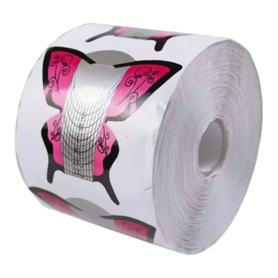 Φόρμα Νυχιών για Ημινόνιμα - Σχήμα Πεταλούδα Μέτρηση σε S-M-L-XL-2XL 500τεμ